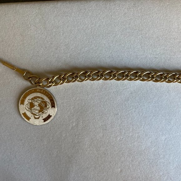 Vintage Retro Charm Bracelet New York World's Fair 1964-65 Souvenir Silver Gold - Picture 16 of 16